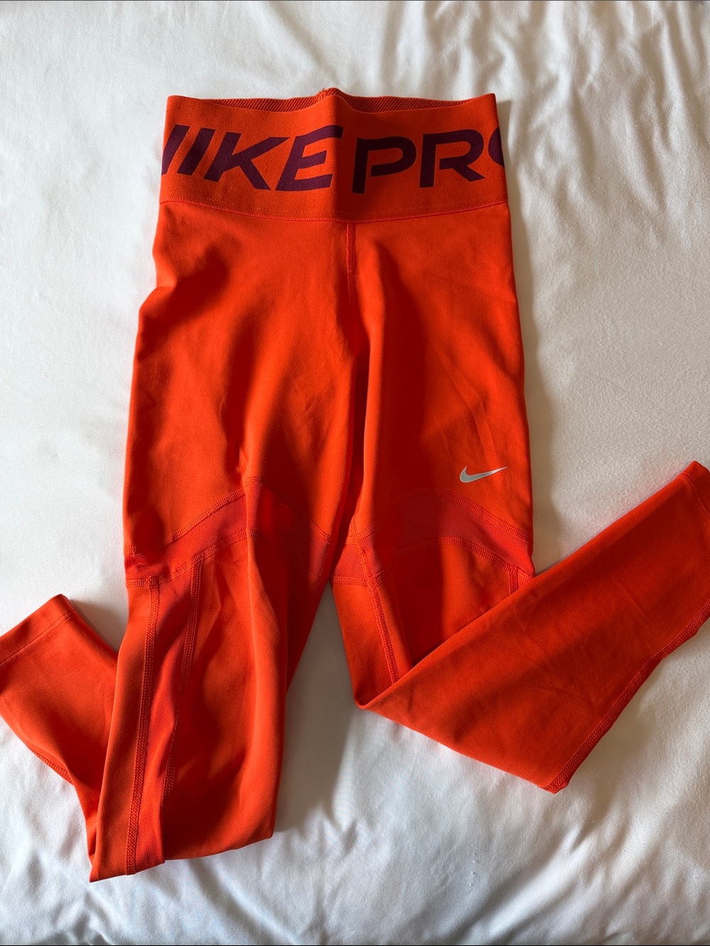 Nike Orange High-Waist Performance Leggings